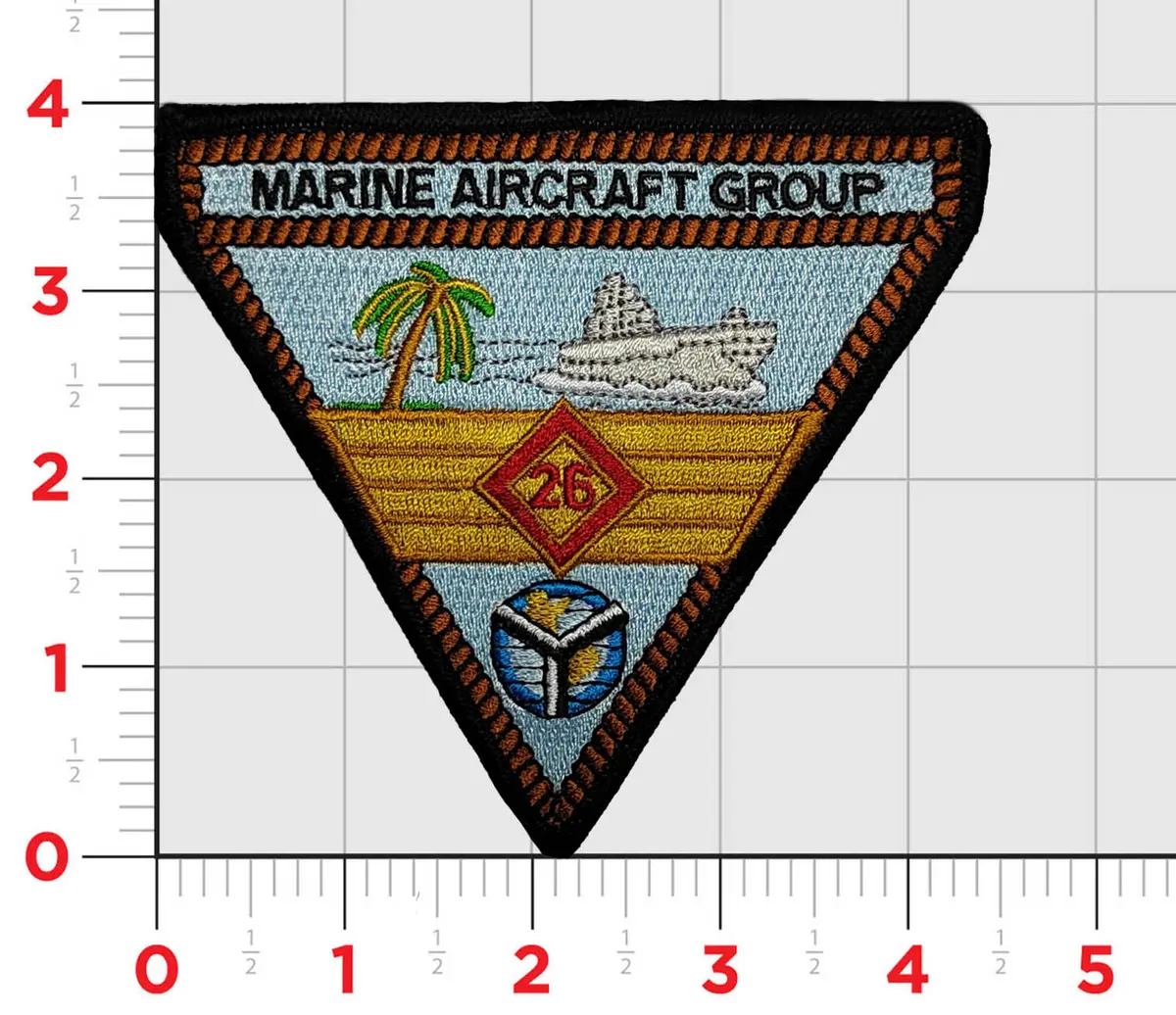Officially Licensed Marine Aircraft Group Mag-26 Patch 2022 1