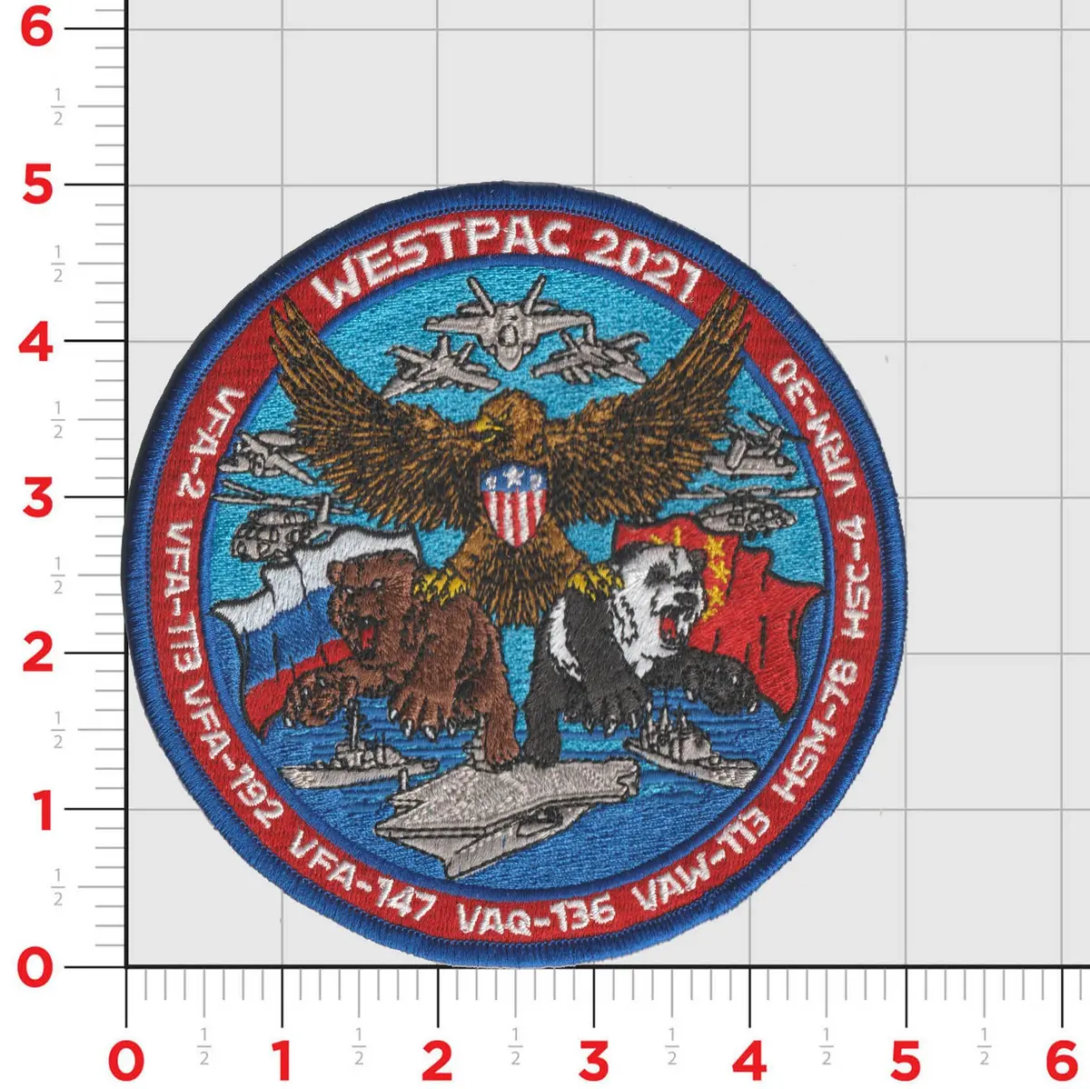 Uss Carl Vinson Westpac 2021 Cruise Patch 1