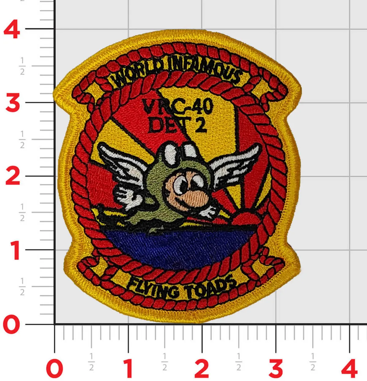 Official Vrc-40 Det 2 Flying Toads Patch 1