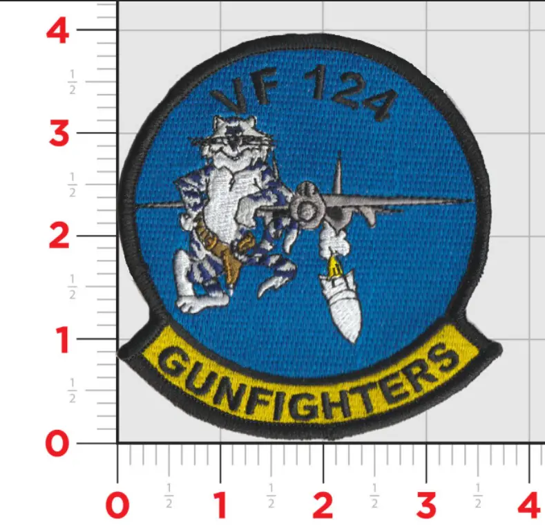 Officially Licensed Us Navy Vf-124 Gunfighters Patch 1