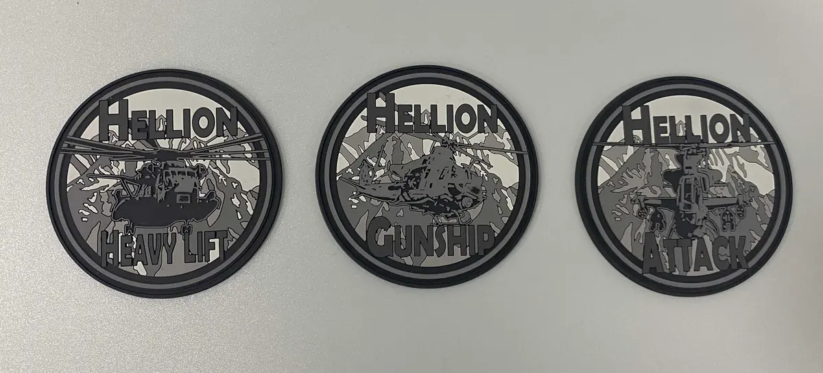 Official Ht-28 Hellion Pvc Shoulder Patch 1