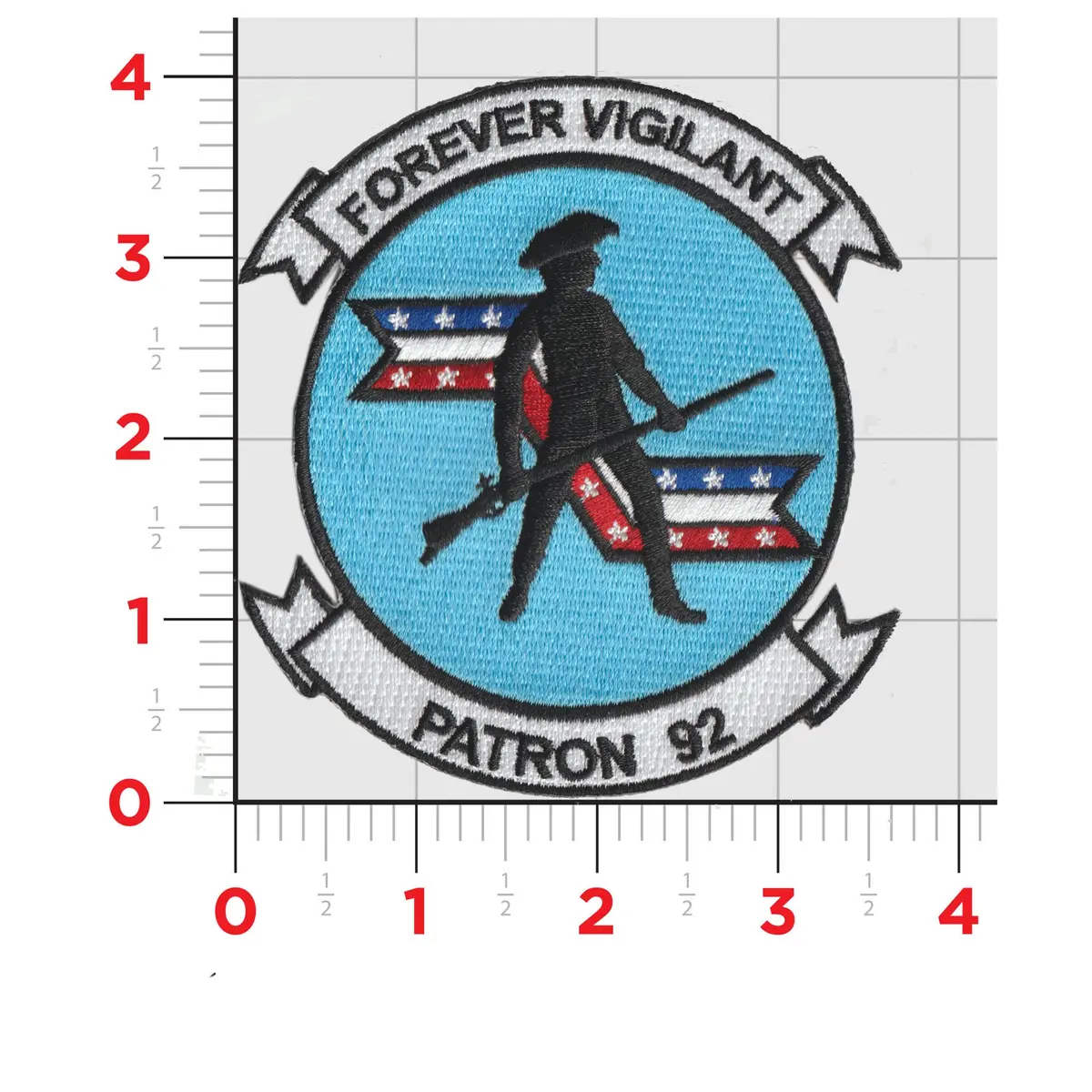 Officially Licensed Us Navy Vp-92 Minutemen Patch 1