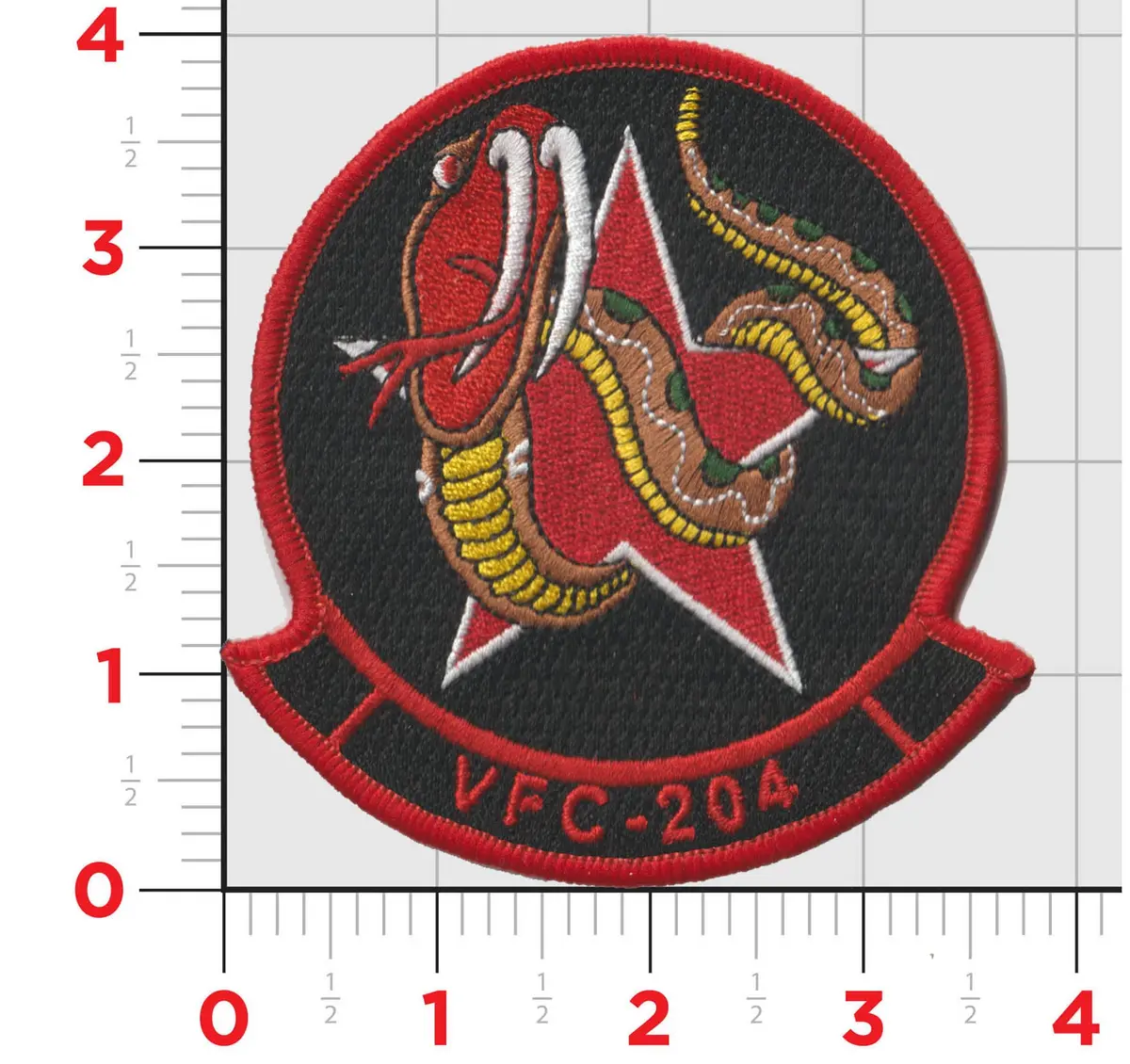Officially Licensed Us Navy Vfc-204 River Rattlers Squadron Patch 1