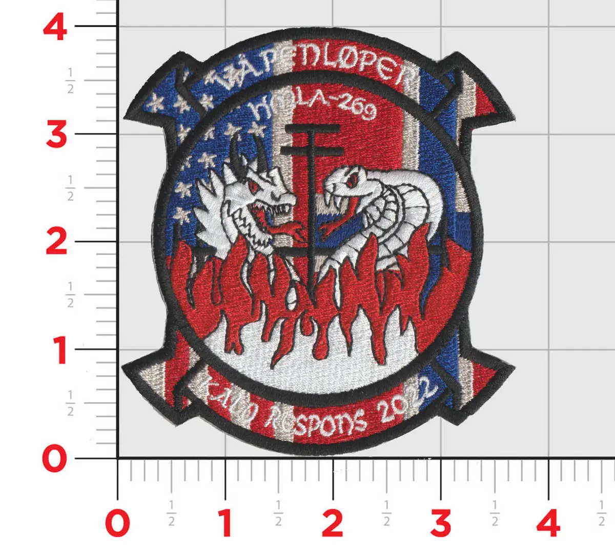 Official Hmla-269 Gunrunners Norway Det Patch 1