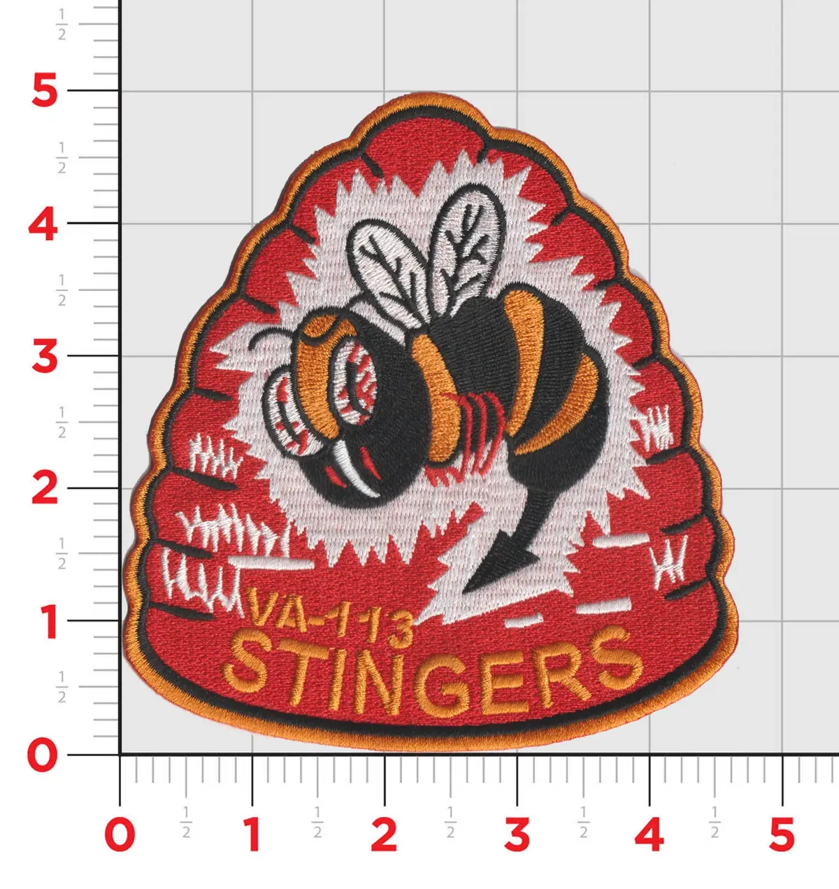Officially Licensed Us Navy Va-113 Stingers Squadron Patch 1