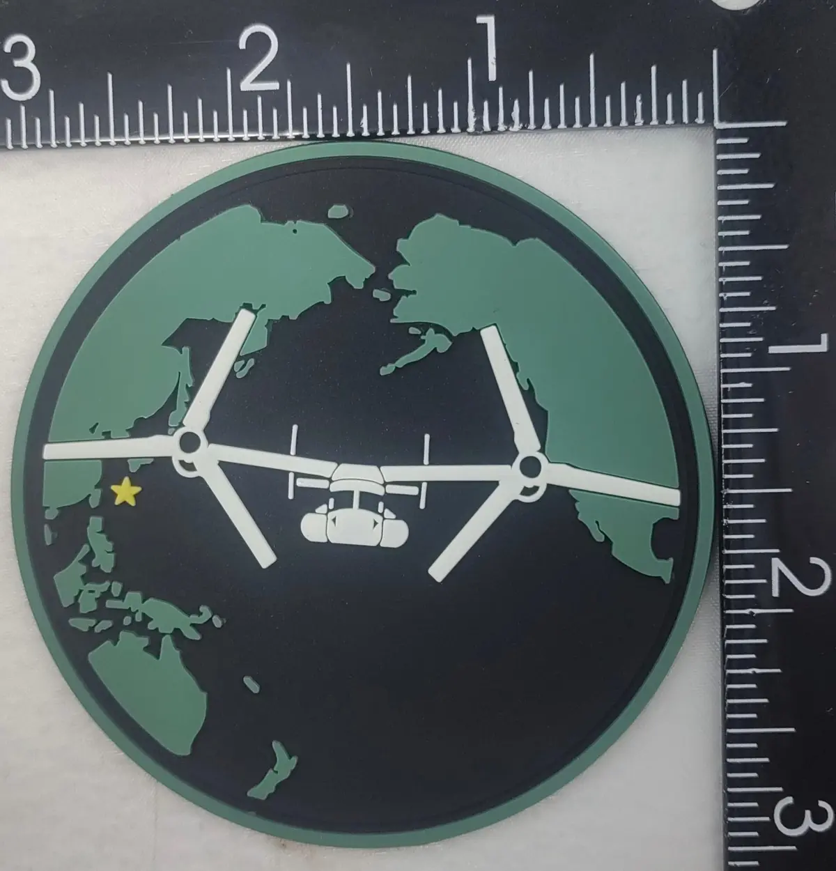 Official Vmm-262 Flying Tigers V-22 Pvc Shoulder Patch 1
