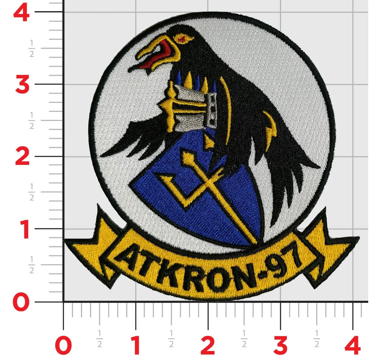 Officially Licensed Us Navy Va-97 Warhawks Patch 1