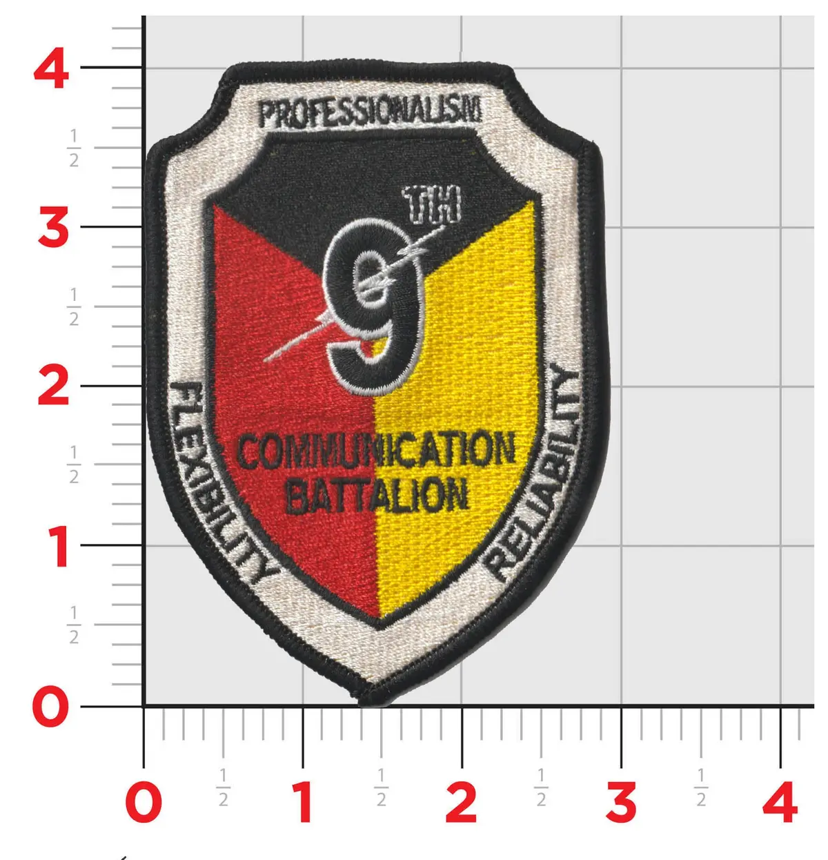 Officially Licensed Usmc 9Th Communication Battalion Patch 1