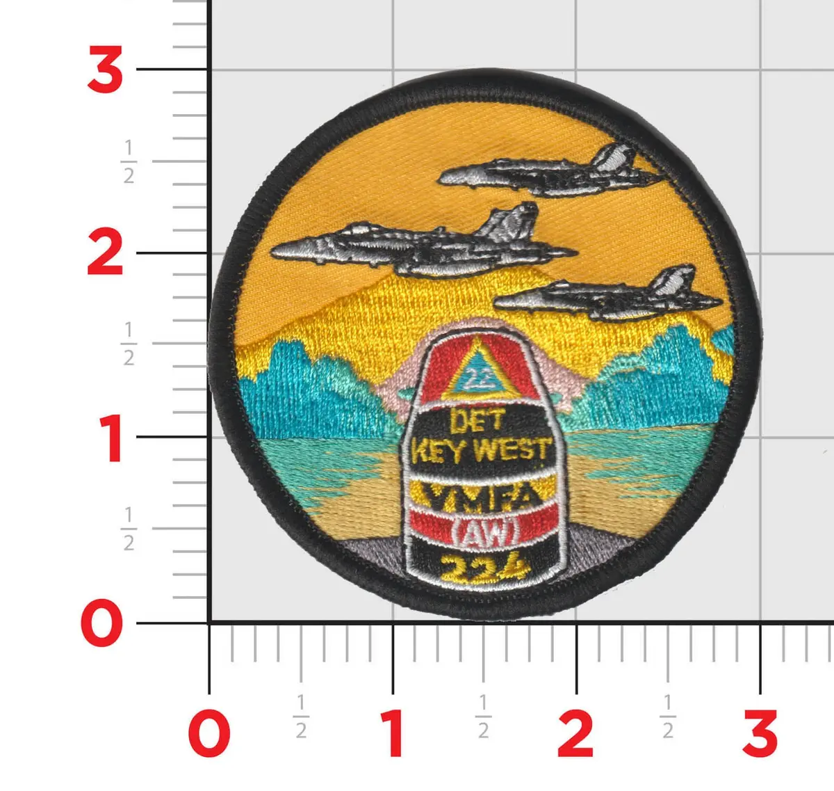 Official Vmfa(Aw)-224 Bengals Key West Det 2022 Shoulder Patch 1