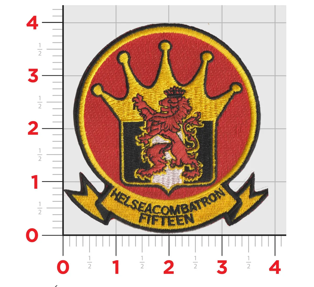 Us Navy Hsc-15 Red Lions Squadron Patch 1