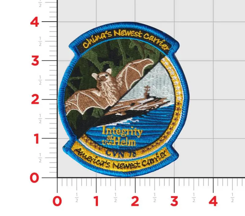 Uss Gerald R Ford Cvn-78 "Carrier" Patches 1