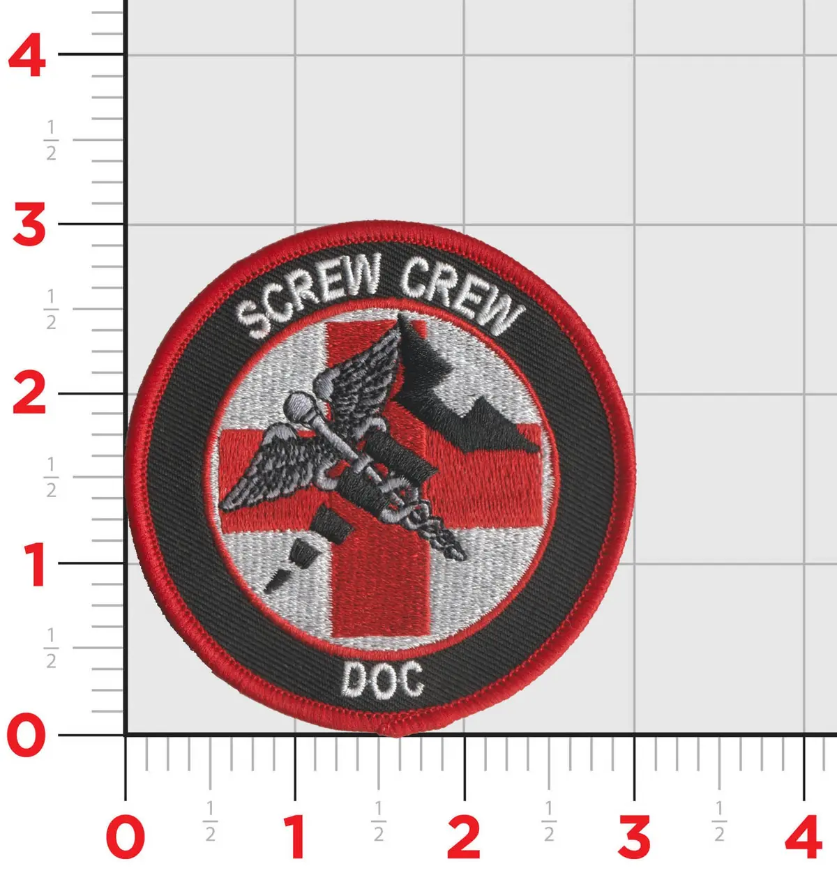 Official Hmh-462 Screw Crew Medical Patch 1