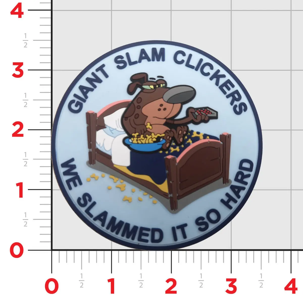 Giant Slam Clickers Pvc Patch 1