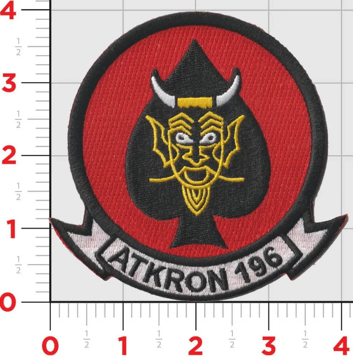 Officially Licensed Us Navy Va-196 Main Battery Squadron Patch 1