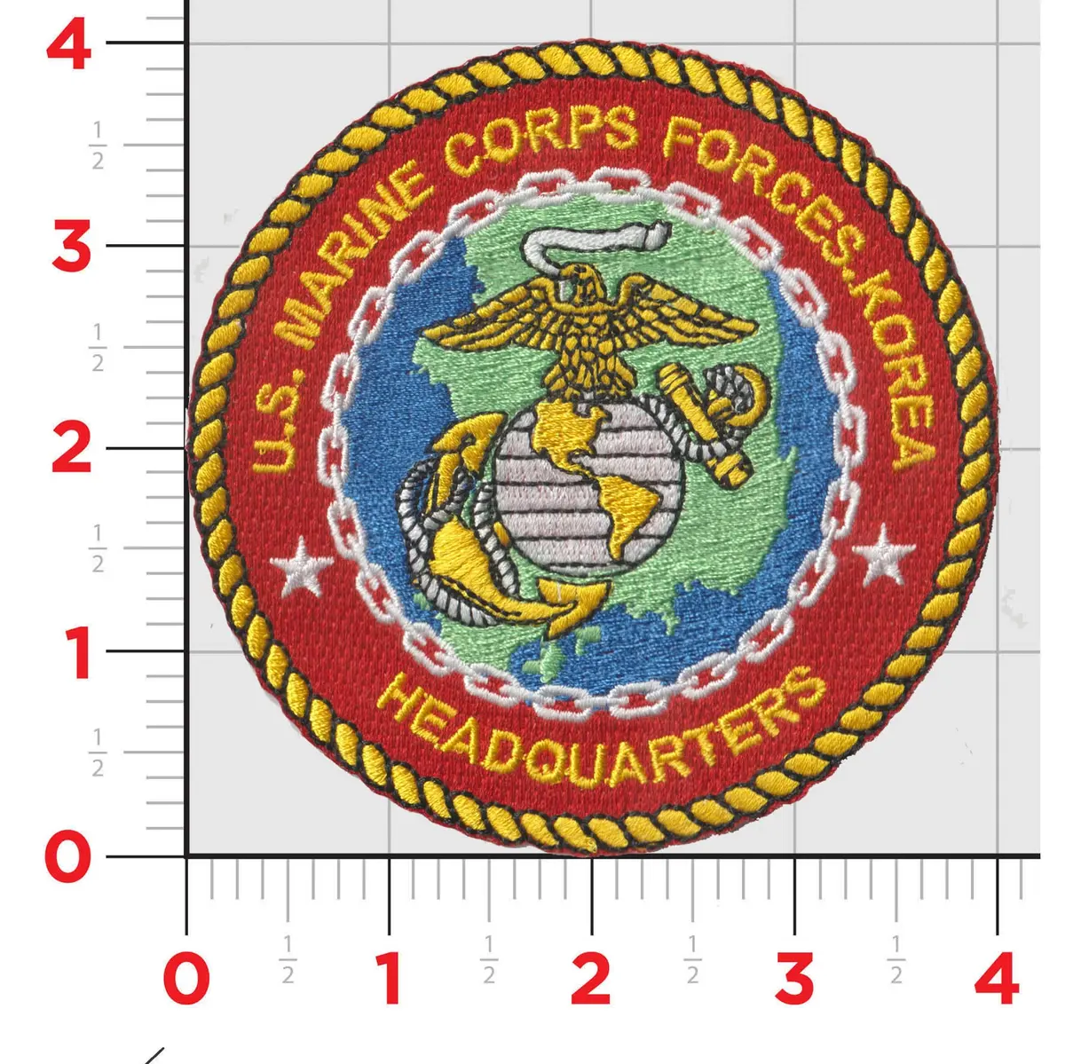 Officially Licensed Marfor Marine Forces Korea Patch 1