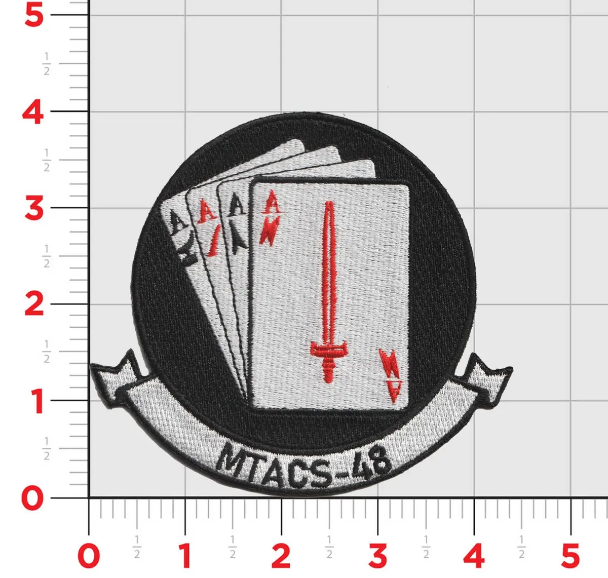 Officially Licensed Usmc Marine Tactical Air Command Squadron Mtacs-48 Patch 1