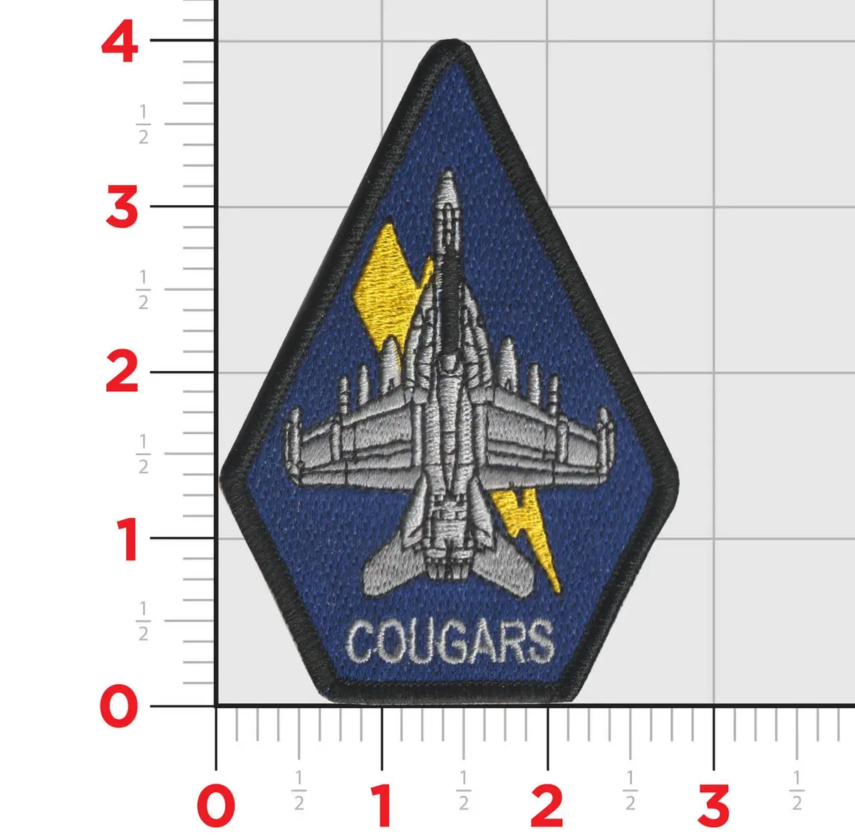Official Vaq-139 Cougars Coffin Shoulder Patches 2