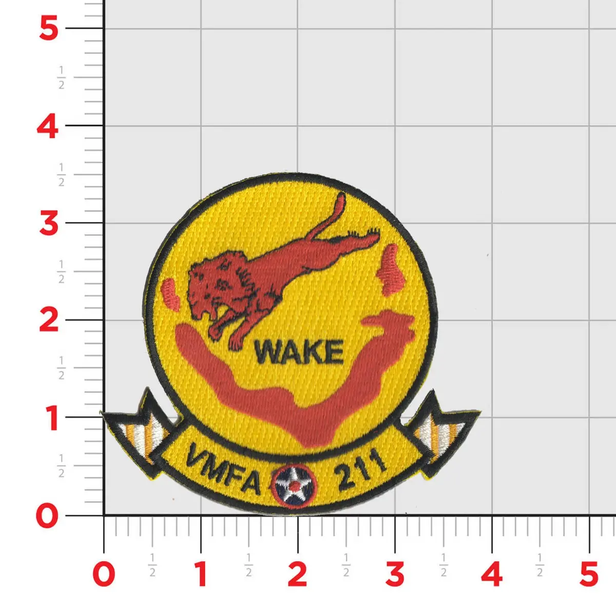 Officially Licensed Usmc Vmfa-211 Wake Island Avengers Chest Patches 1