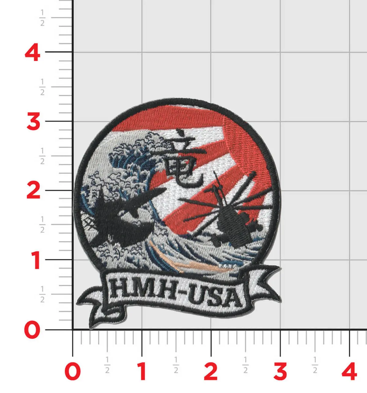 Official Hmh-366 Hammerheads Hmh-Usa Patches 1