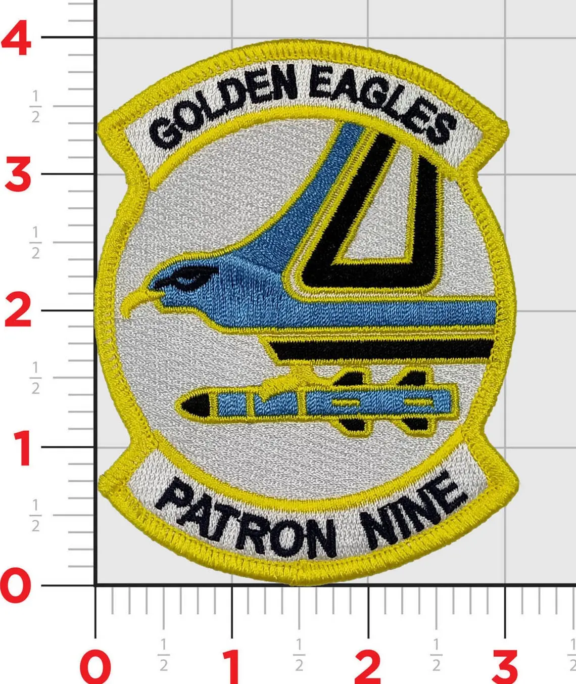 Officially Licensed Us Navy Vp-9 Golden Eagles Patch 2