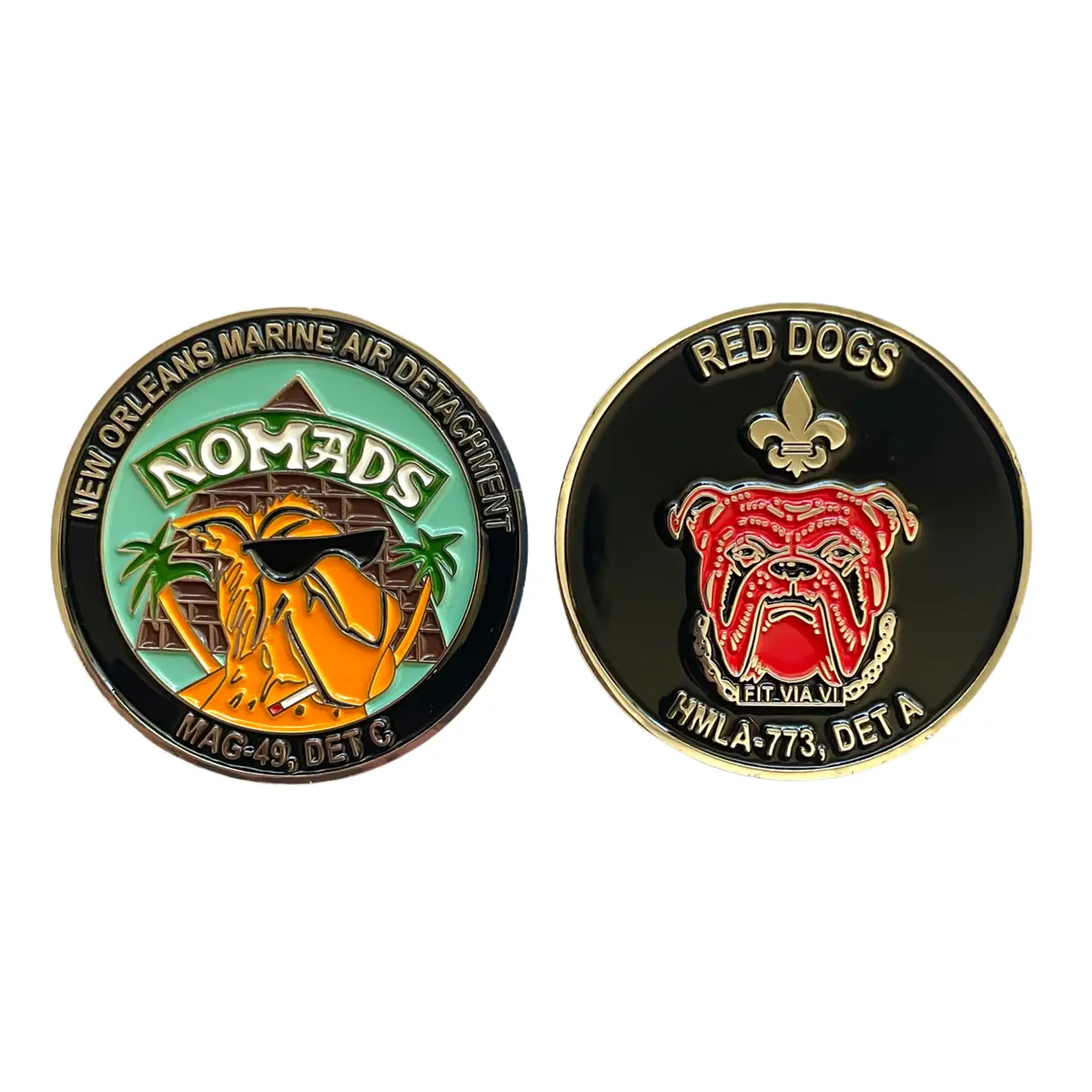 Officially Licensed Usmc Hmla-773 Det A/Nomad Coin 1