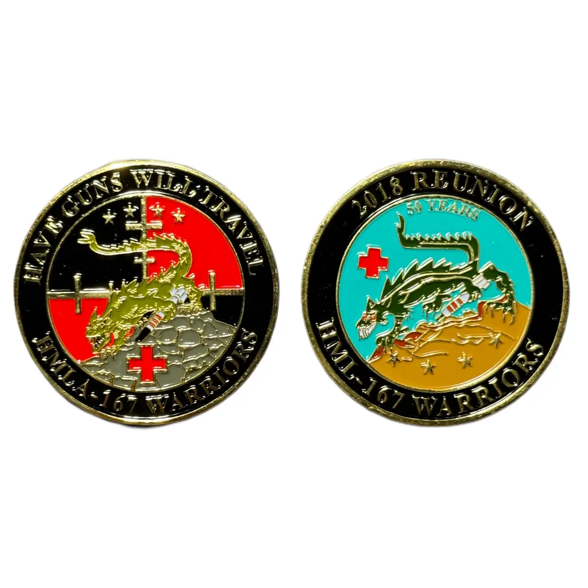 Officially Licensed Hmla-167 50Th Anniversary Coin 1