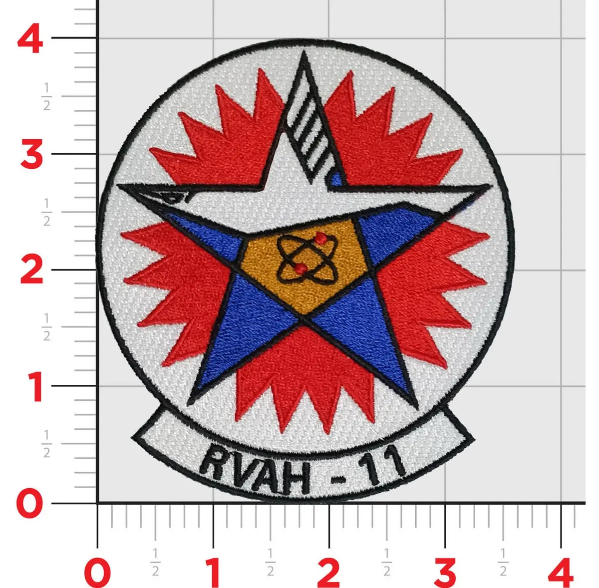 Officially Licensed Us Navy Rvah-11 Checkertails Squadron Patch 1