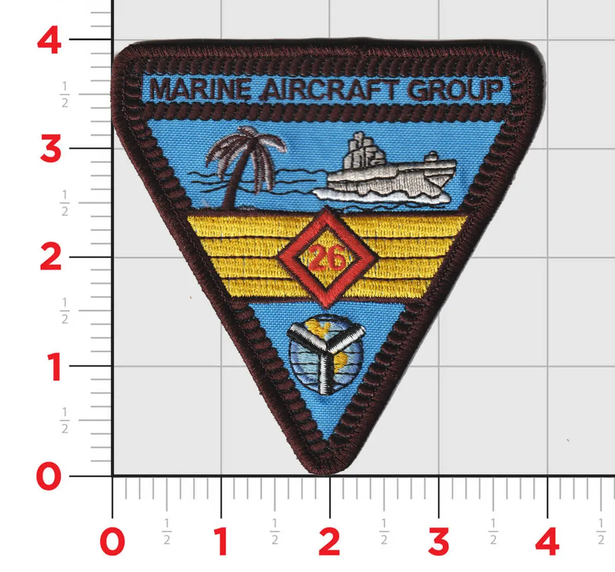 Officially Licensed Usmc Marine Aircraft Group Mag 26 Patch 1