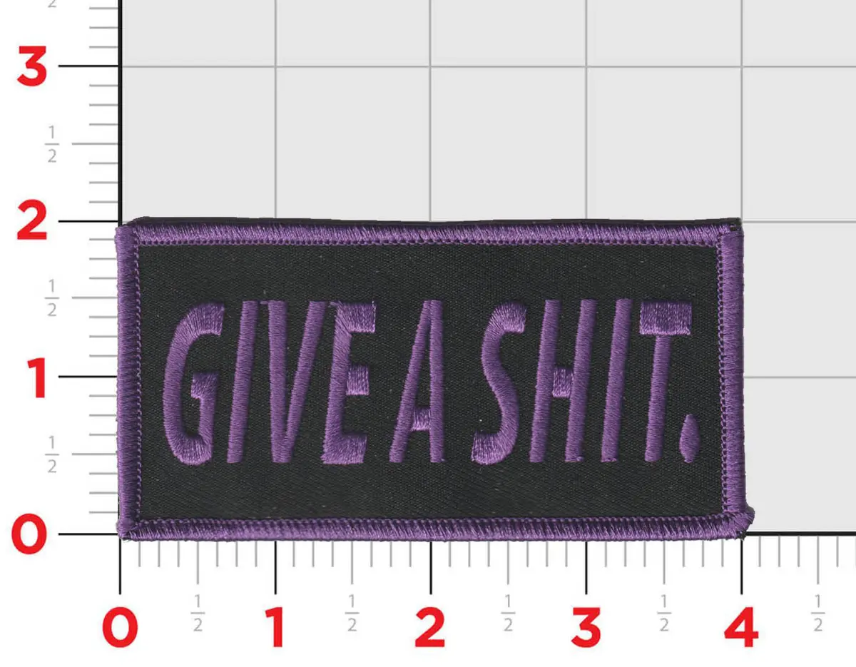 Official Vmm-364 Purple Foxes "Give A S*Hit" Patches 2
