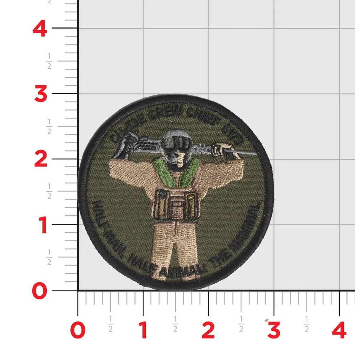 Ch-53E Crew Chief 6173 "Manimal" Shoulder Patches 1