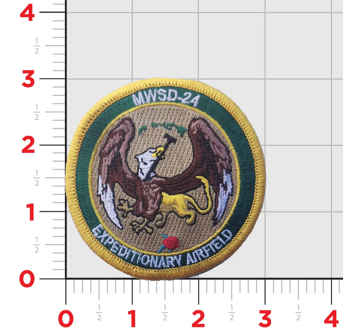 Officially Licensed Usmc Mwsd-24 Gryphons Squadron Patch 1