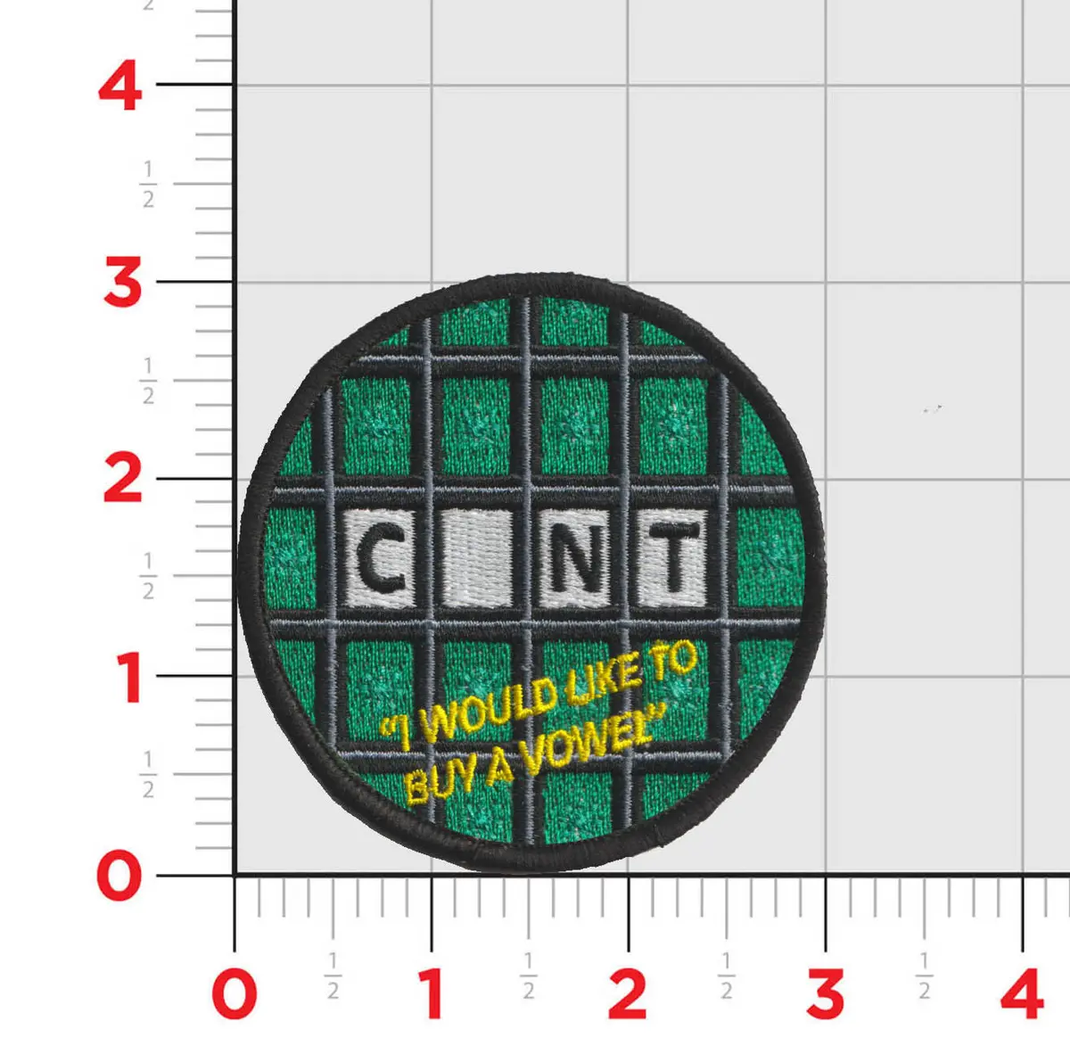 I'd Like To Buy A Vowel Patch 1