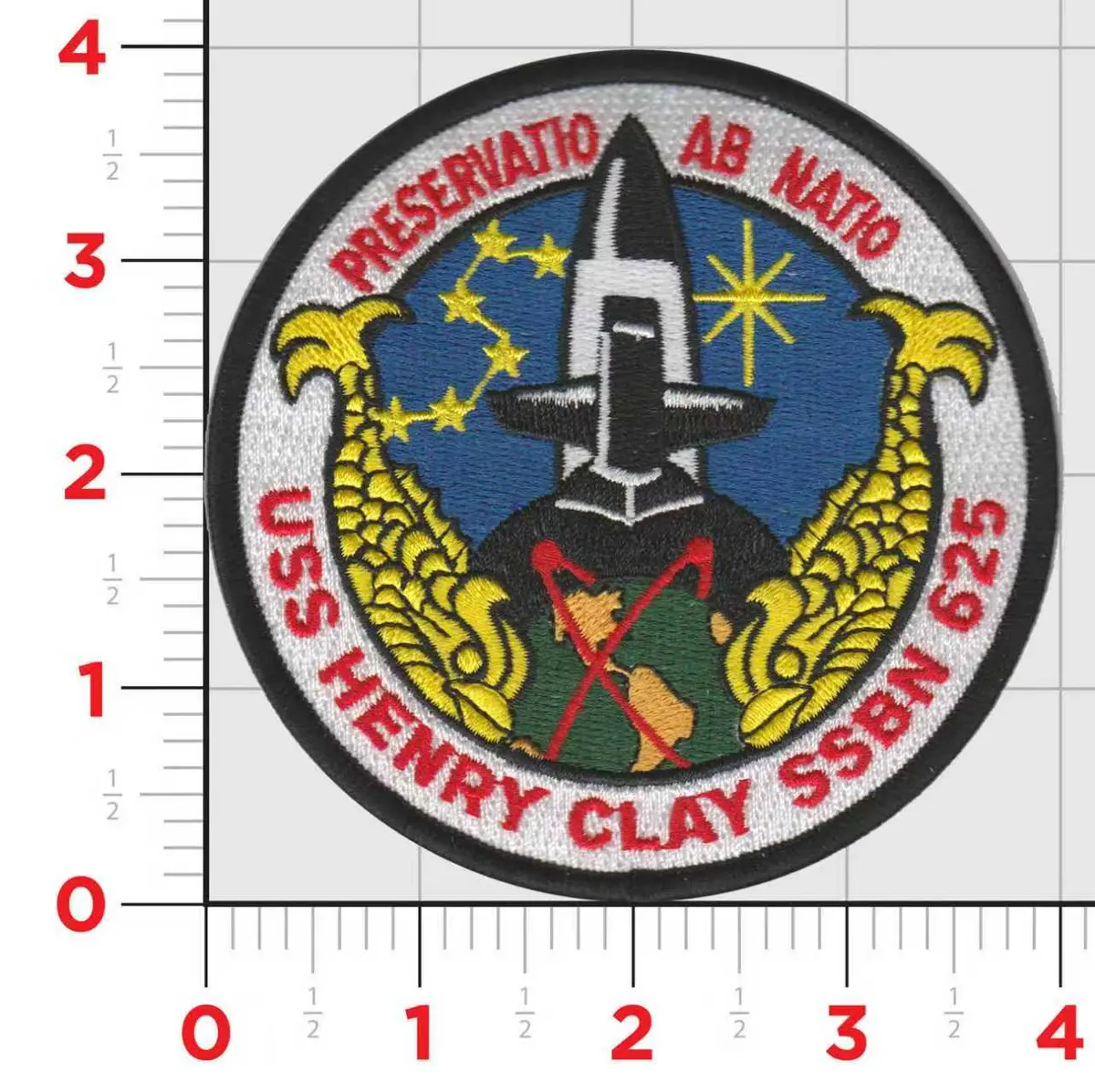 Uss Henry Clay Ssbn-625 Patch 1