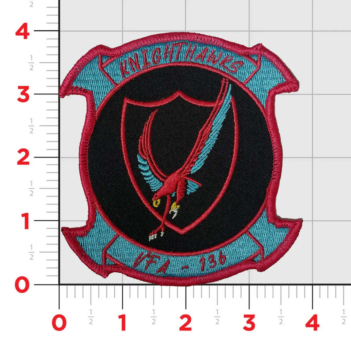 Officially Licensed Us Navy Vfa-136 Knighthawks Miami Vice Patch 1