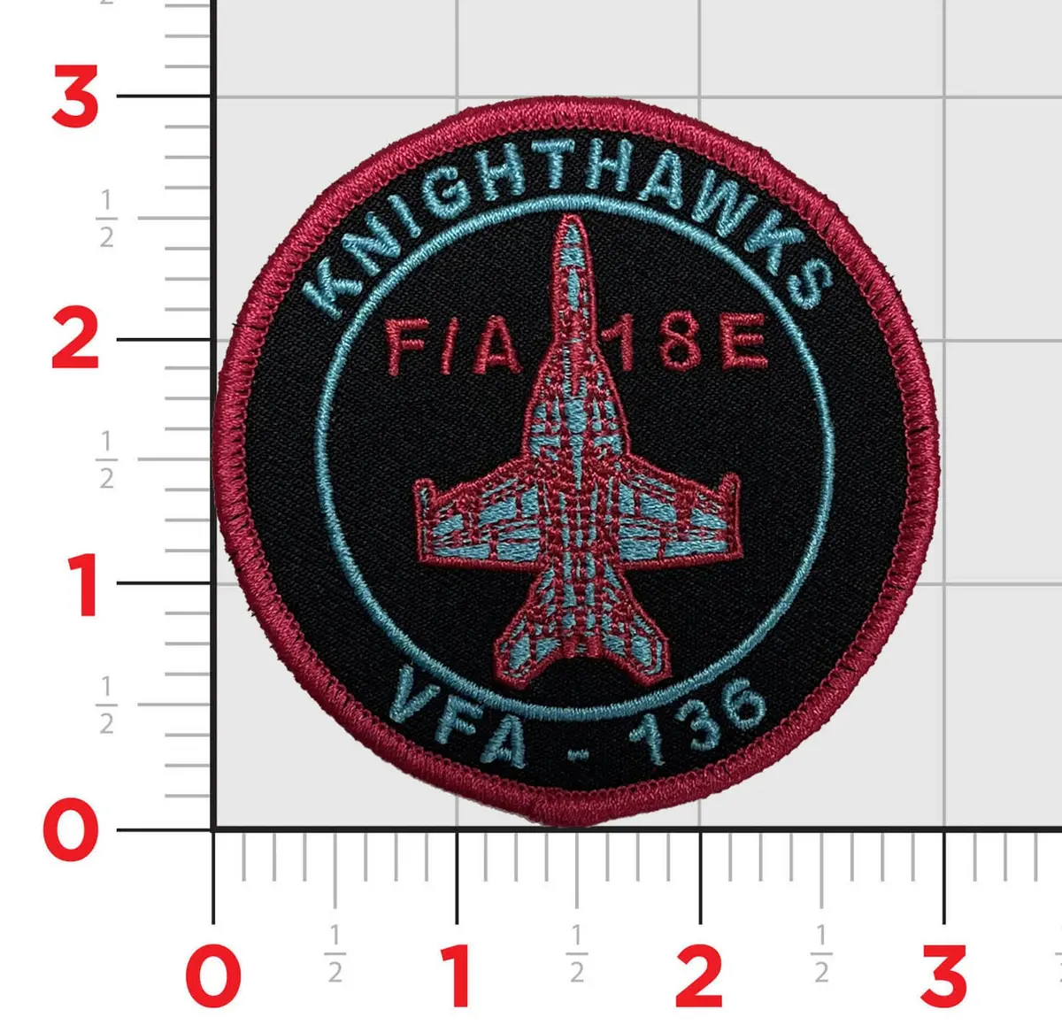 Official Vfa-136 Knighthawks Miami Vice F-18 Shoulder Patch 1
