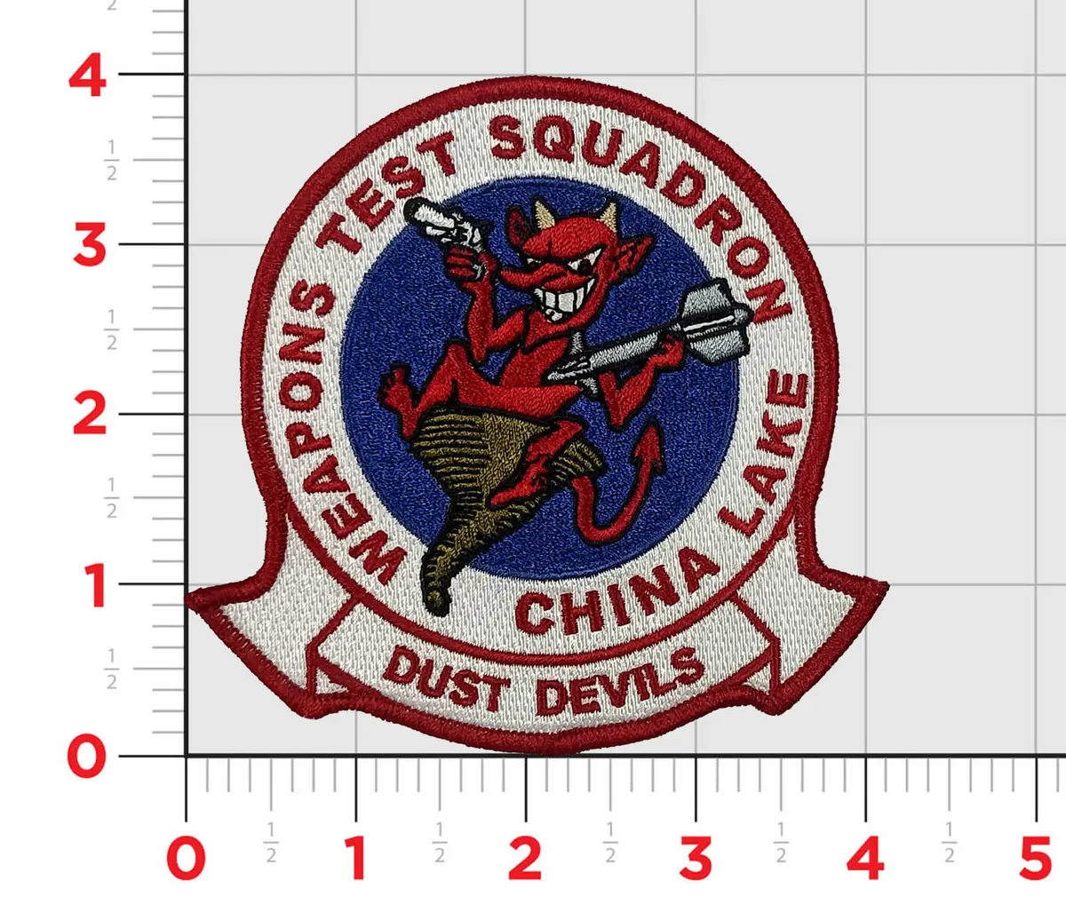 Officially Licensed Us Navy Vx-31 Dust Devils Throwback Patch 1
