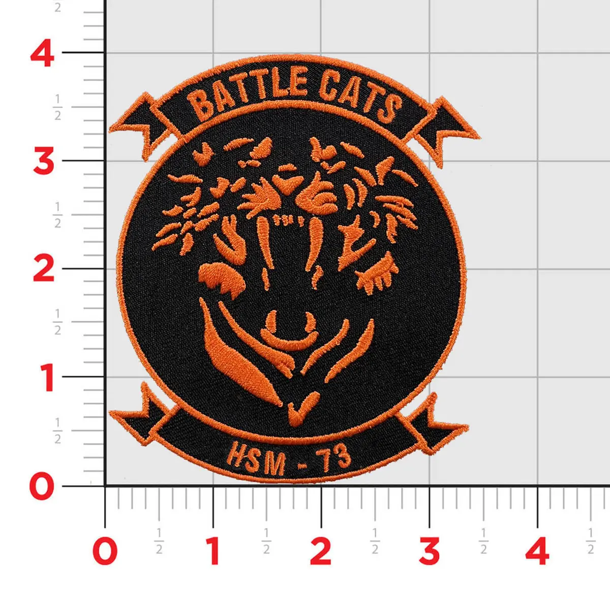 Official Hsm-73 Battle Cats Halloween Patch 1