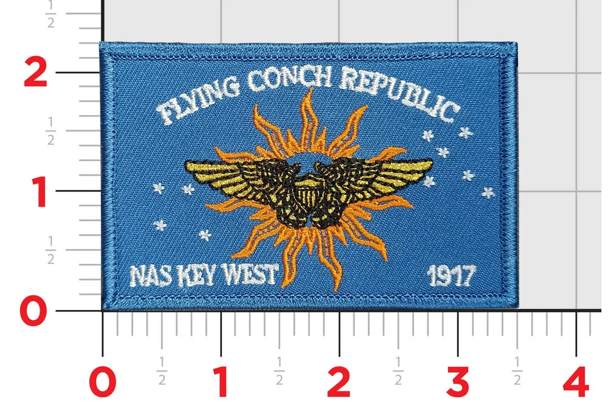 Nas Key West Conch Republic Flag Patch 2
