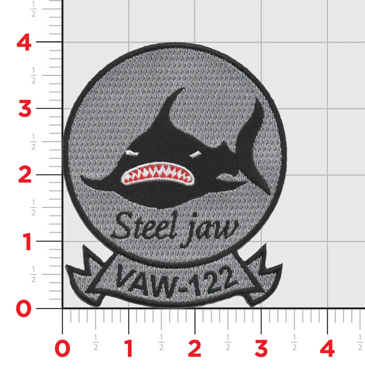 Officially Licensed Us Navy Vaw-122 Steel Jaw Squadron Patches 1