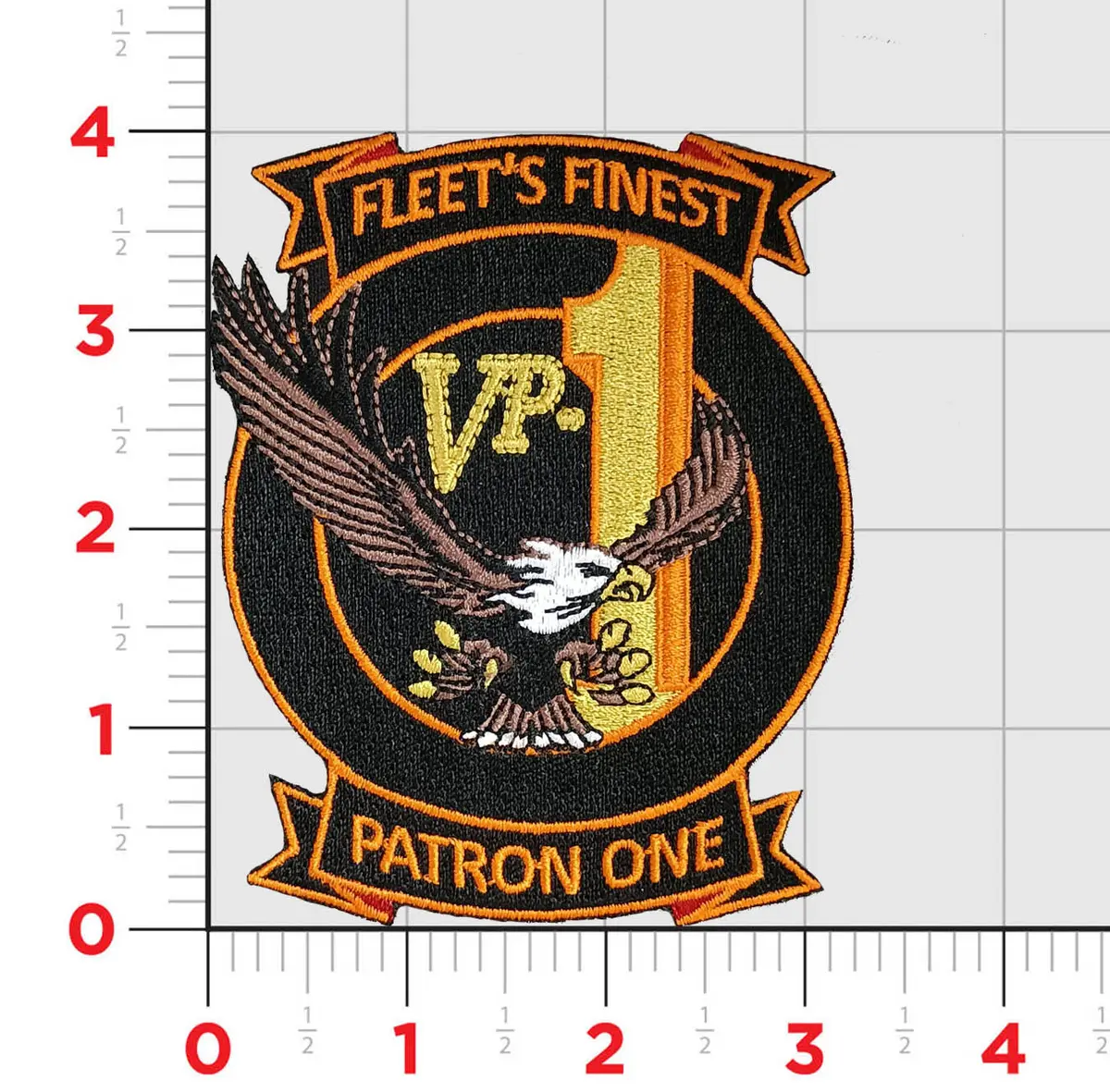 Officially Licensed Us Navy Vp-1 Screaming Eagles Fleet's Finest Squadron Patch 1