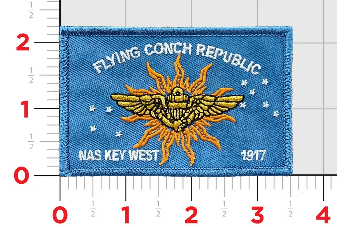 Nas Key West Conch Republic Flag Patch 1