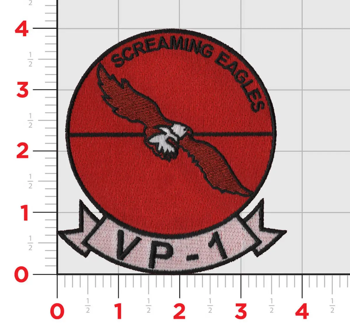 Officially Licensed Us Navy Vp-1  Screaming Eagles Throwback Squadron Patch 1