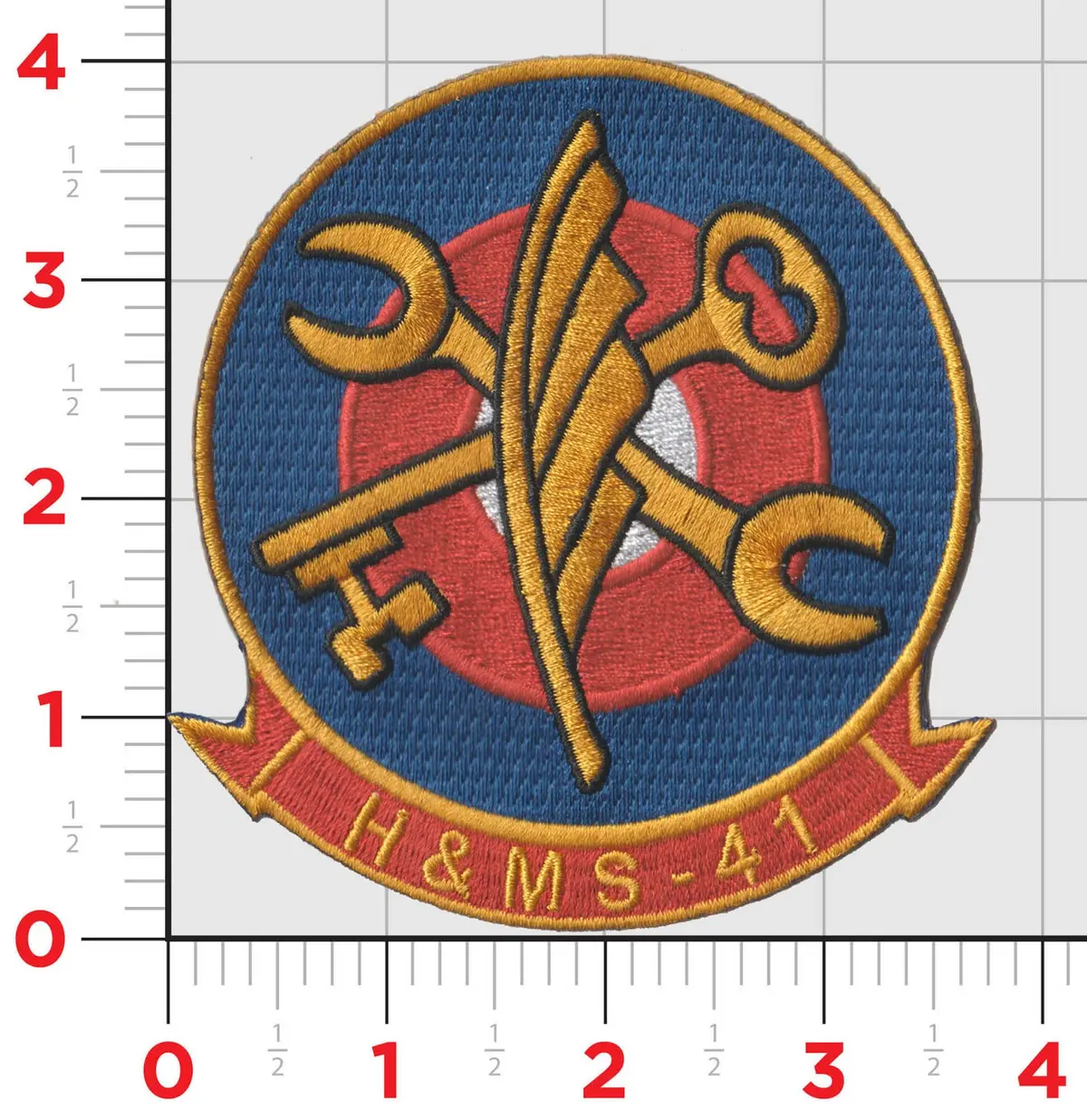 Officially Licensed Usmc H&Ms-41 Patches 1