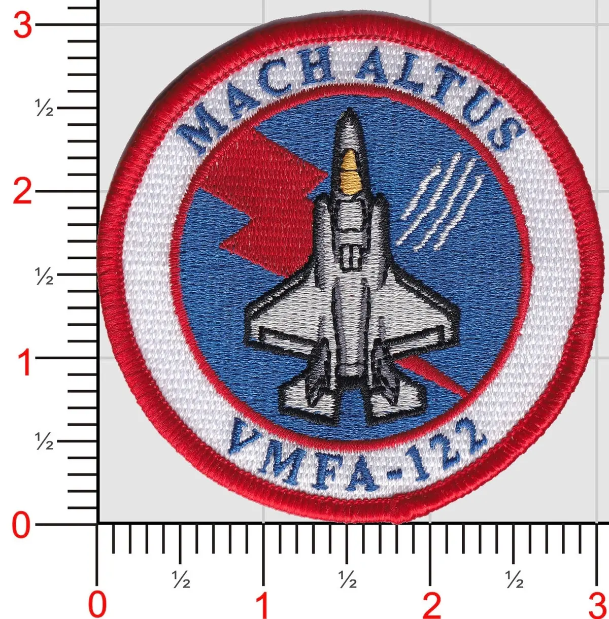 Official Vmfa-122 Werewolves New F-35 Shoulder Patch 1