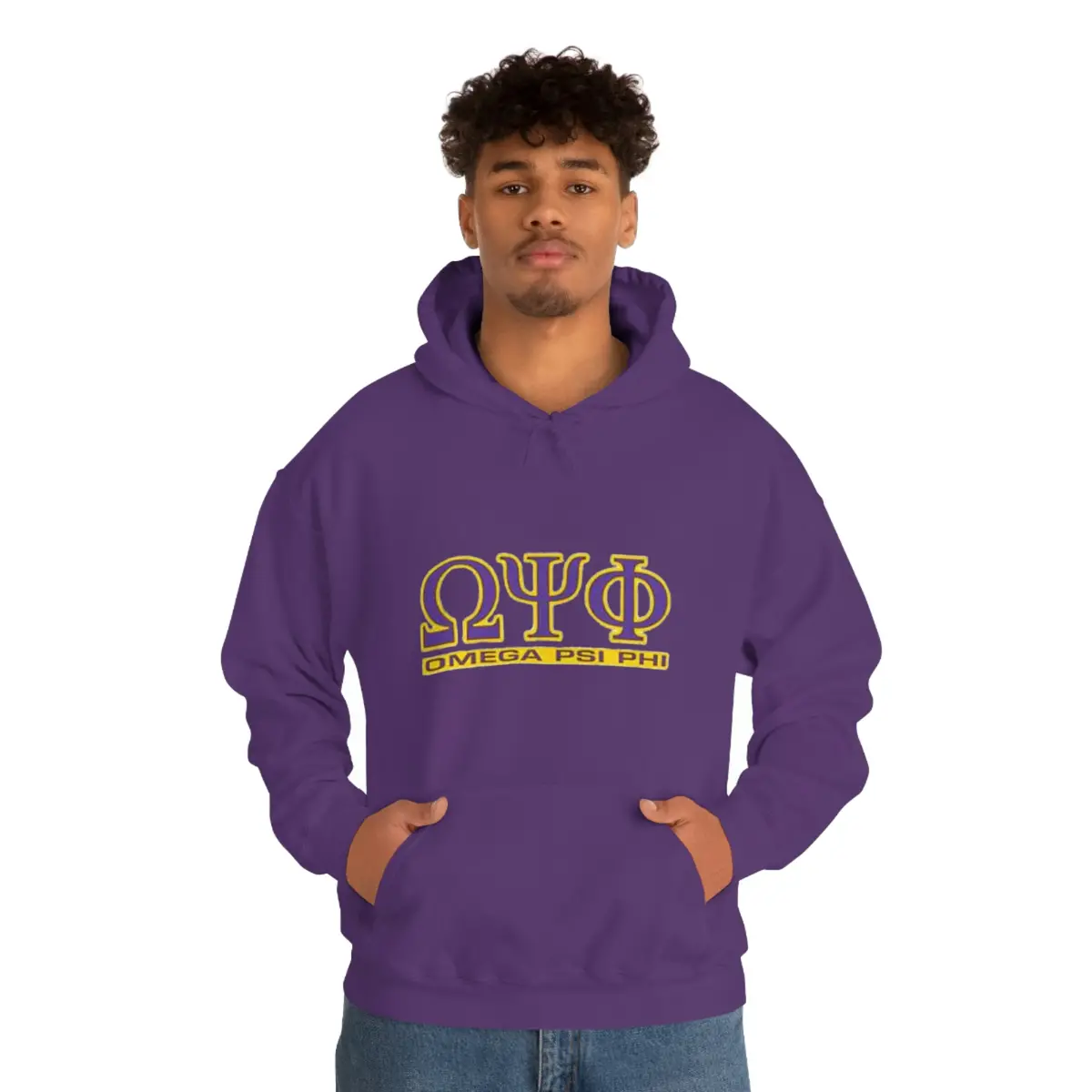 Omega Psi Phi Unisex Heavy Blend™ Hooded Sweatshirt 1