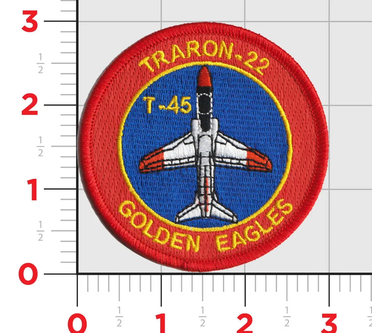 Official Vt-22 Golden Eagles T-45 Shoulder Patch 2