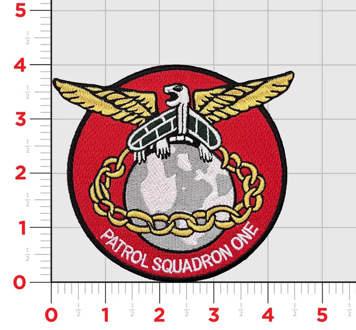 Officially Licensed Us Navy Vp-1 Original "Turtle" Squadron Patch 1