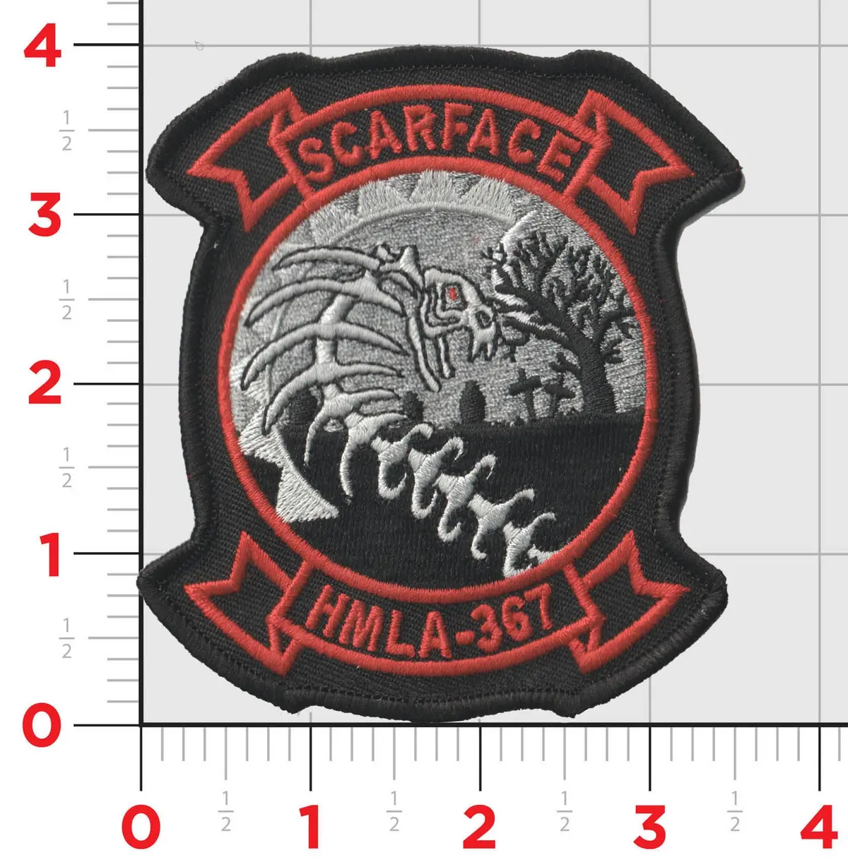 Official Hmla-367 Scarface Halloween Patch 1