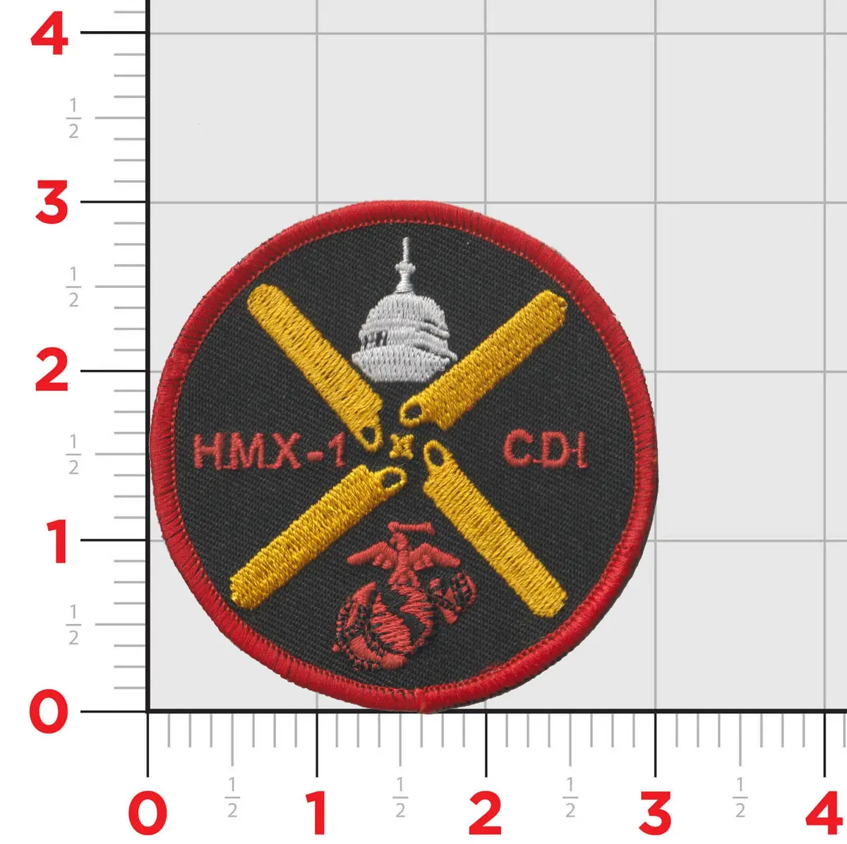 Officially Licensed Hmx-1 Flightline Qual Patches 3