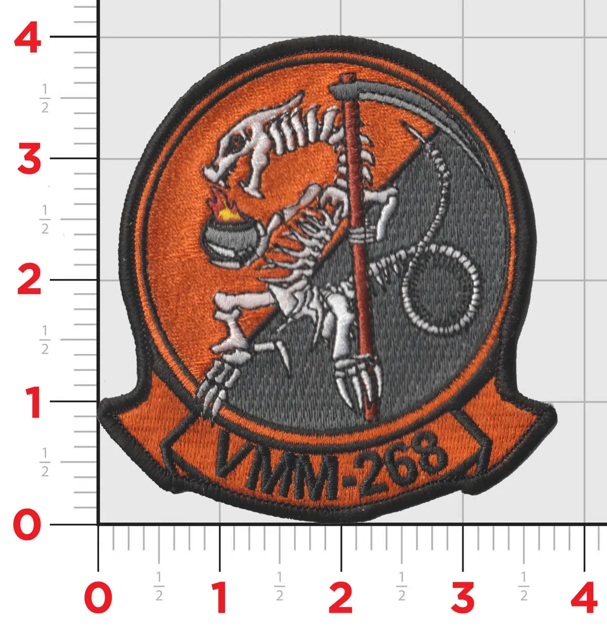 Official Vmm-268 Red Dragons Halloween Patch 1